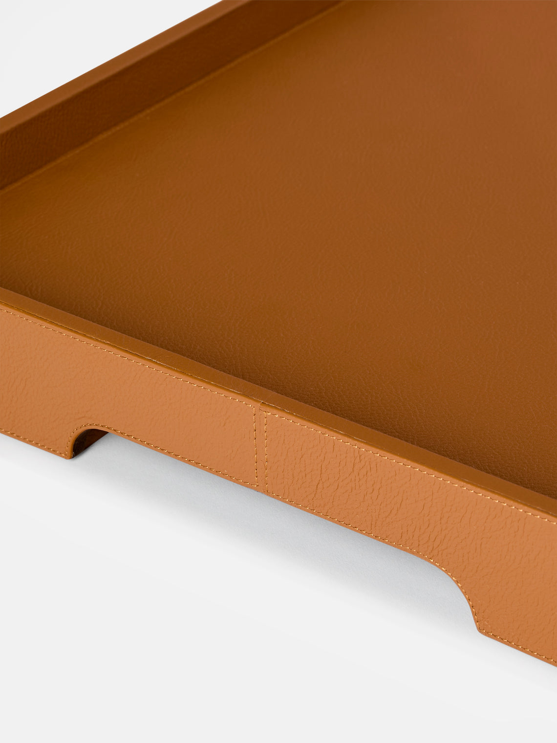 Giobagnara x Poltrona Frau - Leather Bed Tray (24in/61.5cm) - Tan - ABASK