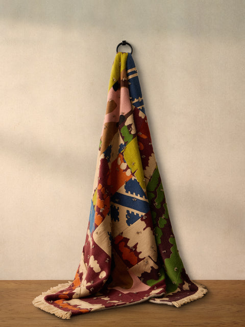 Saved NY - Shahmaran Cashmere Throw (79in/2m) - Multiple - ABASK