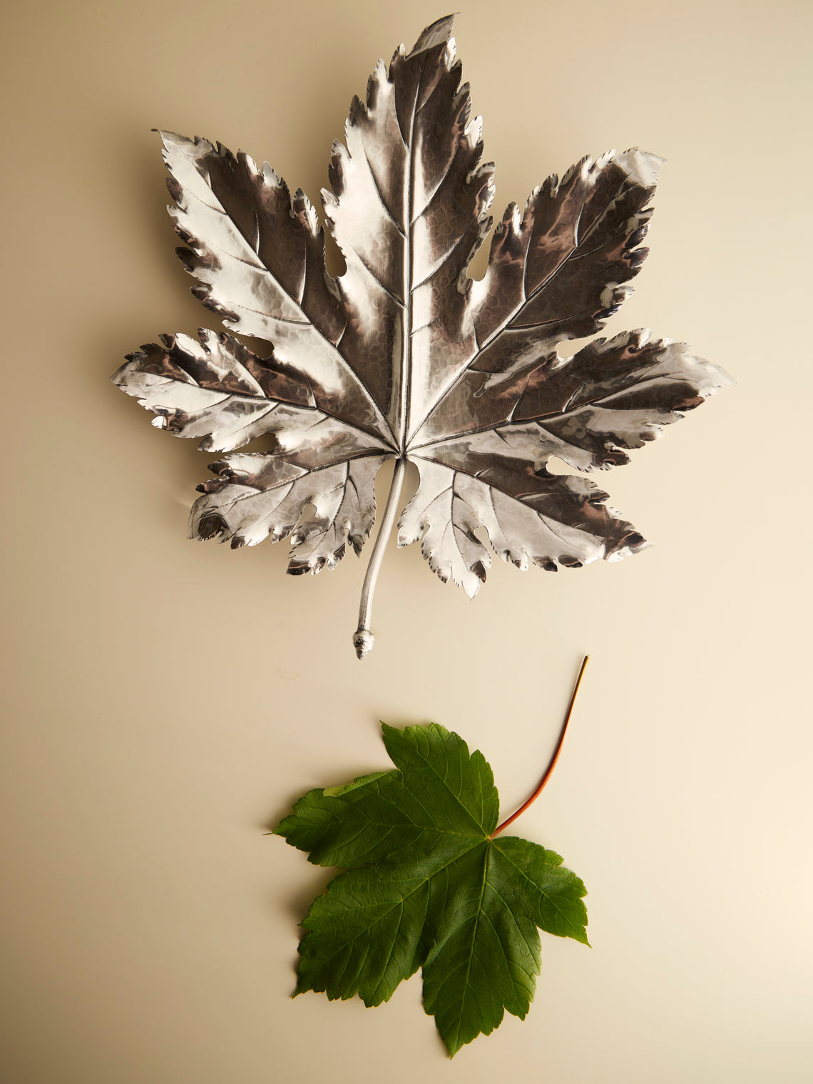 Antique and Vintage - 1970s Buccellati Solid Silver Maple Leaf - Silver - ABASK