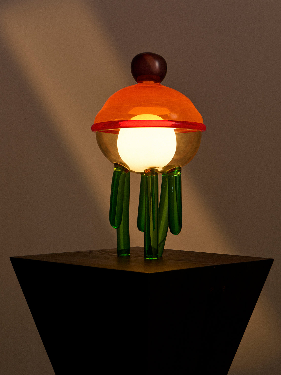 Kickie Chudikova - Pulpopolis Cyanea Hand-Blown Murano Glass Wired Table Lamp - Multiple - ABASK