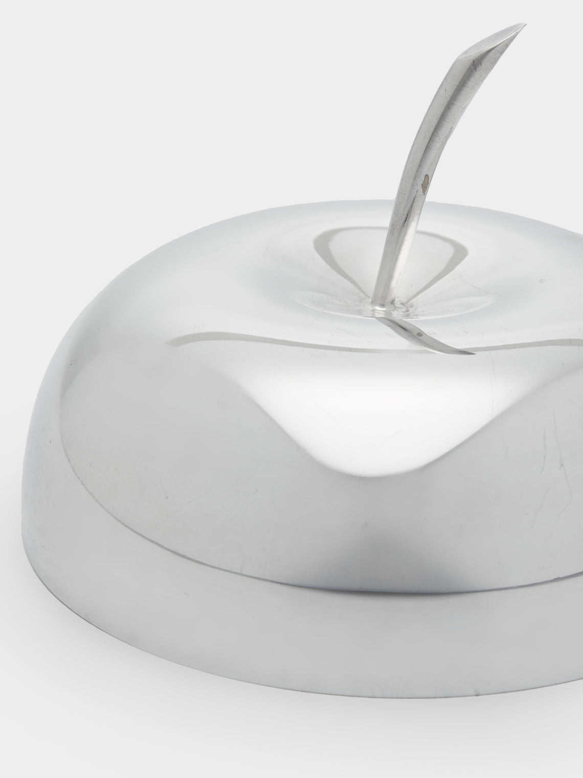 Antique and Vintage - 1960s Christofle Silver-Plated Apple Dish -  - ABASK