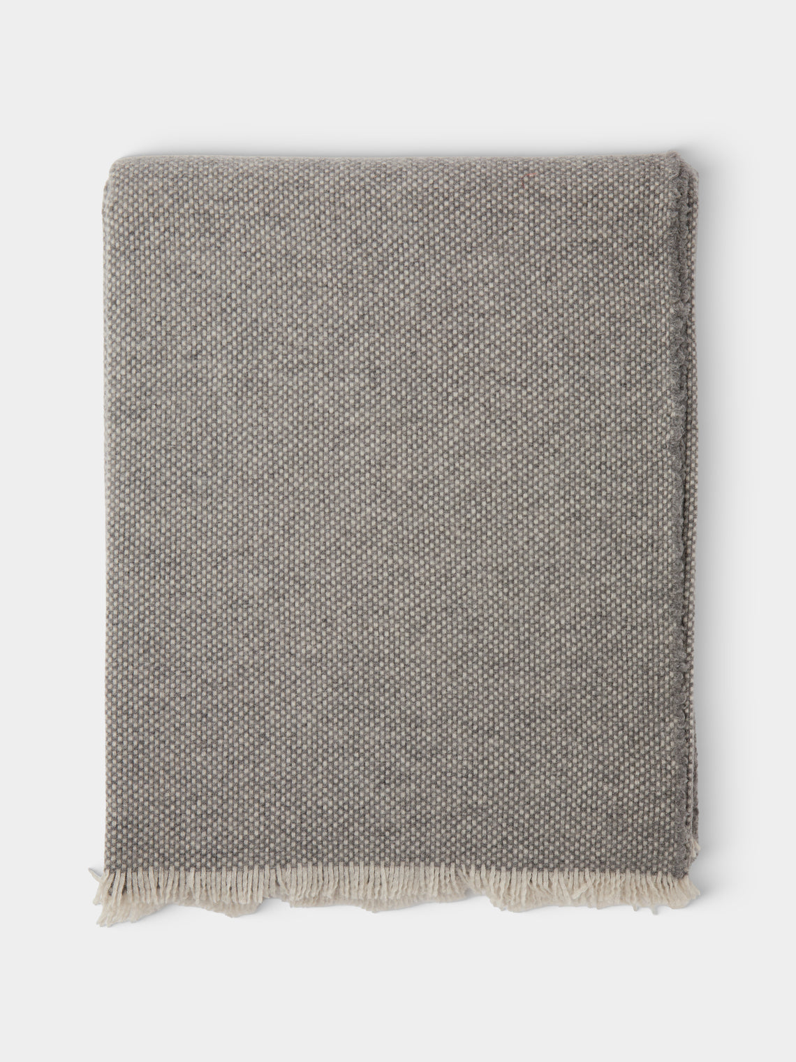 Alonpi - Natte Cashmere Throw (75in/1.9m) - Gray - ABASK - 