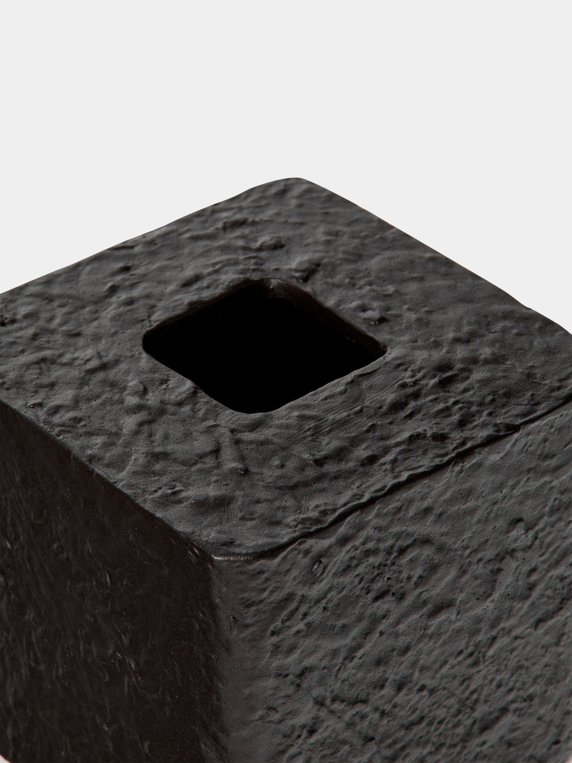 Giobagnara - Riace Imperfect Bronze Tissue Box - Black - ABASK