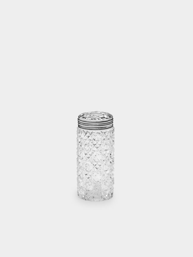 Antique and Vintage - 1900s Glass and Silver Jar -  - ABASK - 