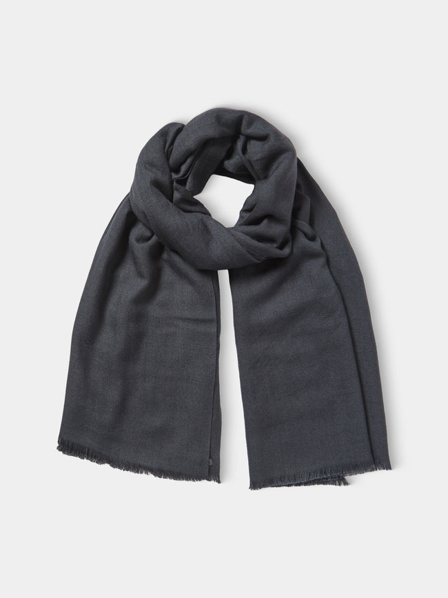 Denis Colomb - Women's Kasumi Nomad Cashmere Scarf (78.5in/2m) - Gray - ABASK - 