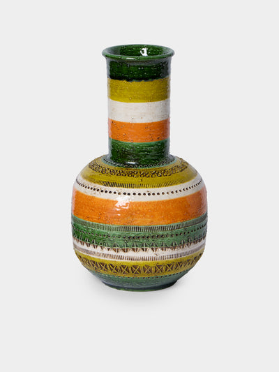 Bitossi Ceramiche - 1965 Rimini Ceramic Vase (12in/30cm) - Multiple - ABASK - 