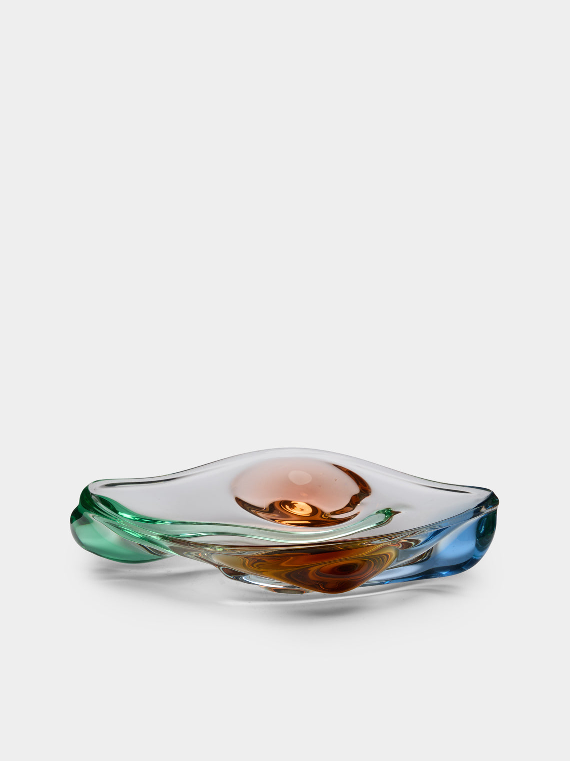 1970s Bohemian Glass Bowl