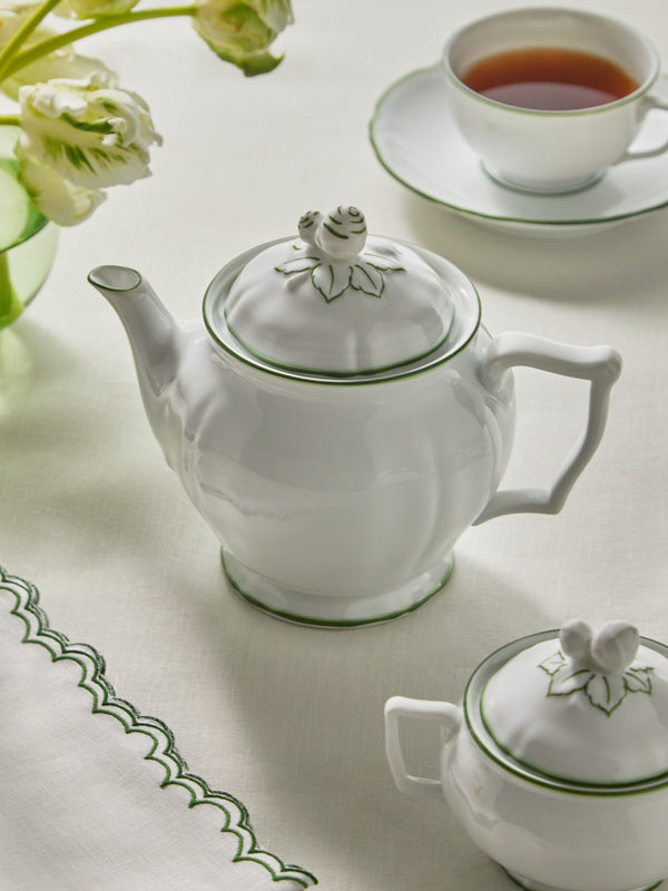 Raynaud - Touraine Hand-Painted Porcelain Teapot -  - ABASK