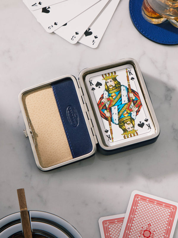 F. Hammann - Leather Playing Cards Set -  - ABASK