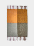 Lena Rewell - Handwoven Mohair Check Blanket -  - ABASK