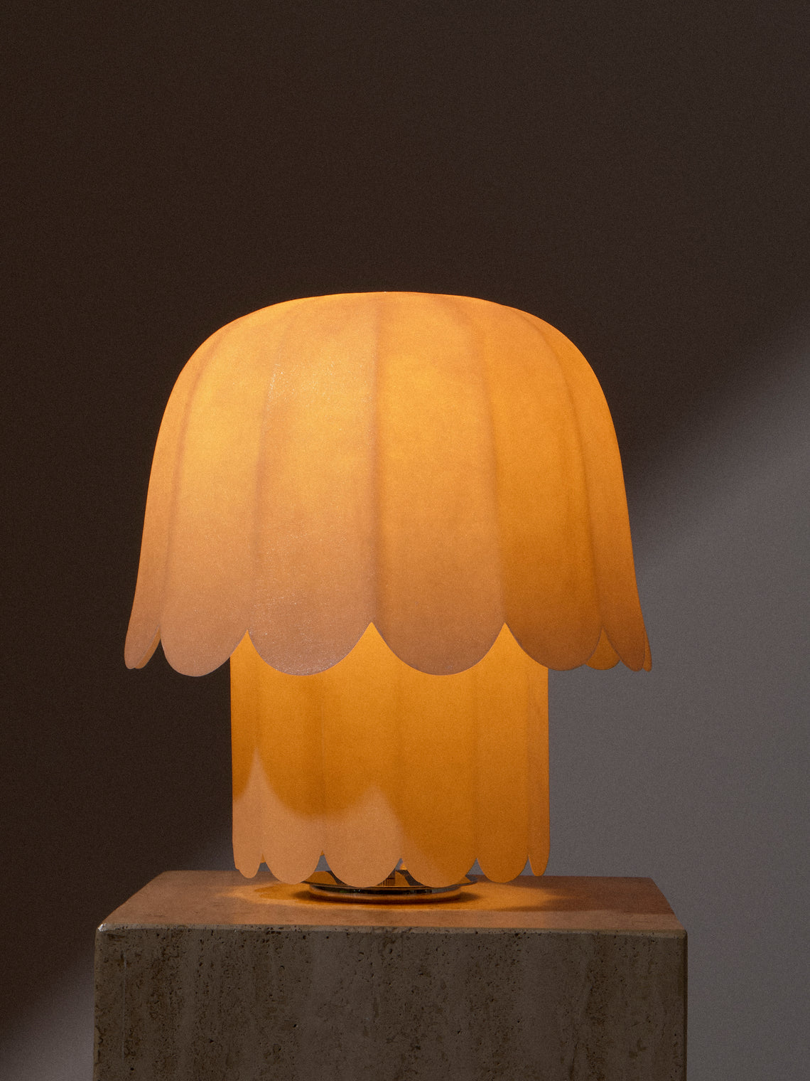 Kilzi - The Feather Fiberglass and Japanese Paper Table Lamp - Ivory - ABASK