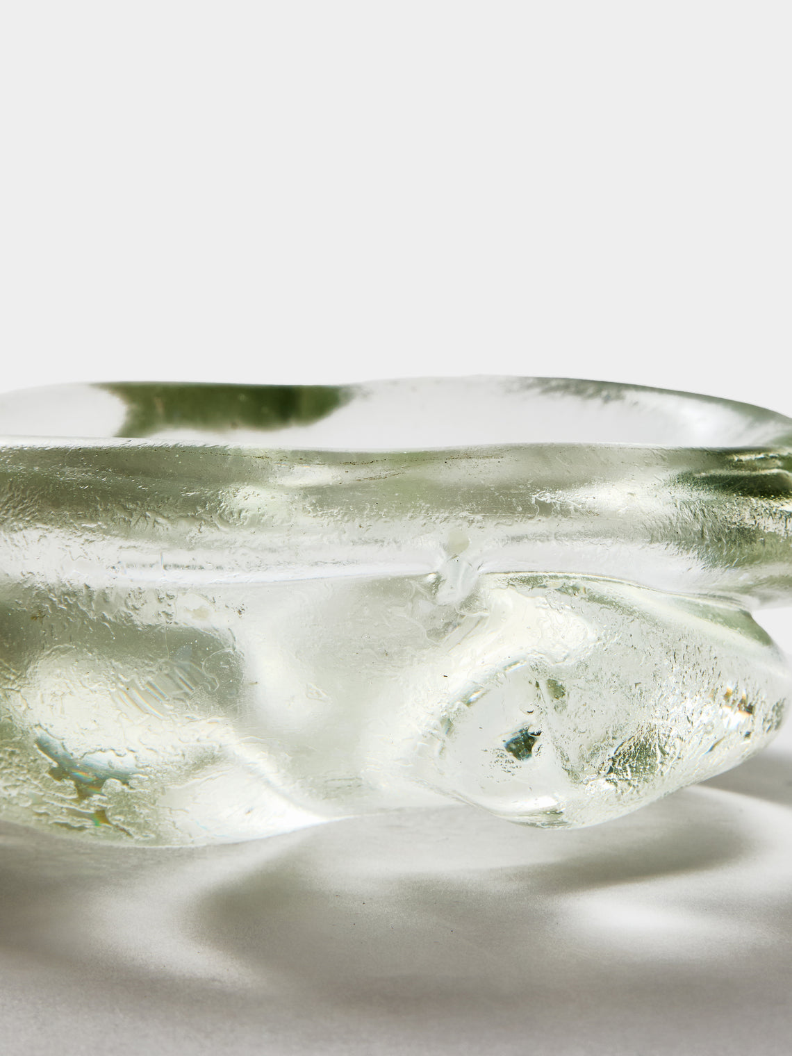 Antique and Vintage - 1940s Seguso Murano Glass Ashtray - Clear - ABASK