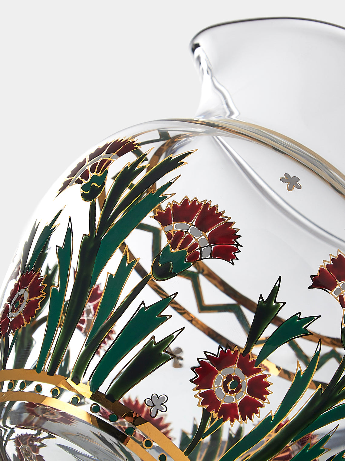 Lobmeyr - Persian Flowers Hand-Blown Crystal Water Pitcher - Multiple - ABASK