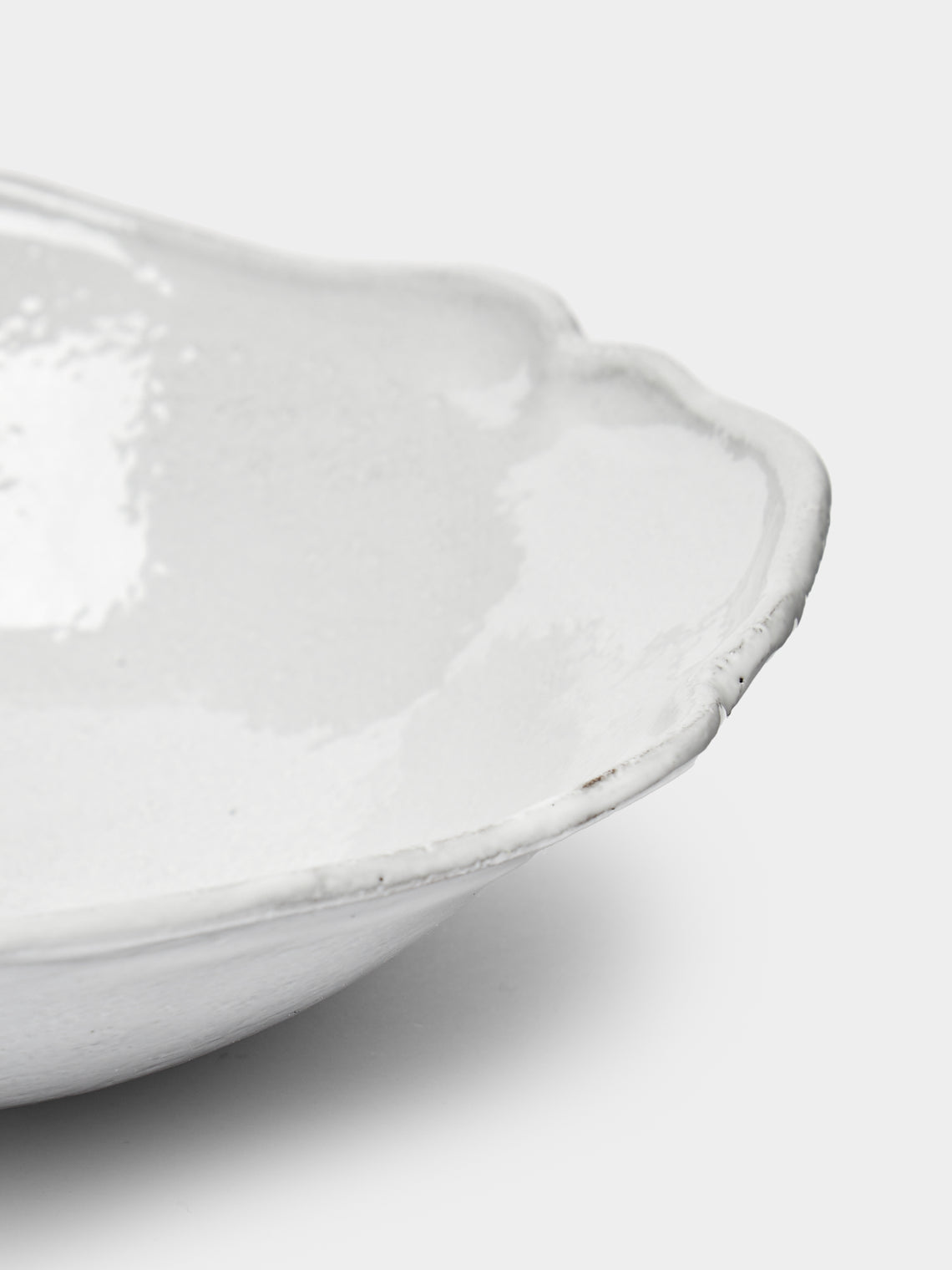 Astier de Villatte - Bac Hand-Glazed Ceramic Medium Soup Plate (Set of 2) - White - ABASK