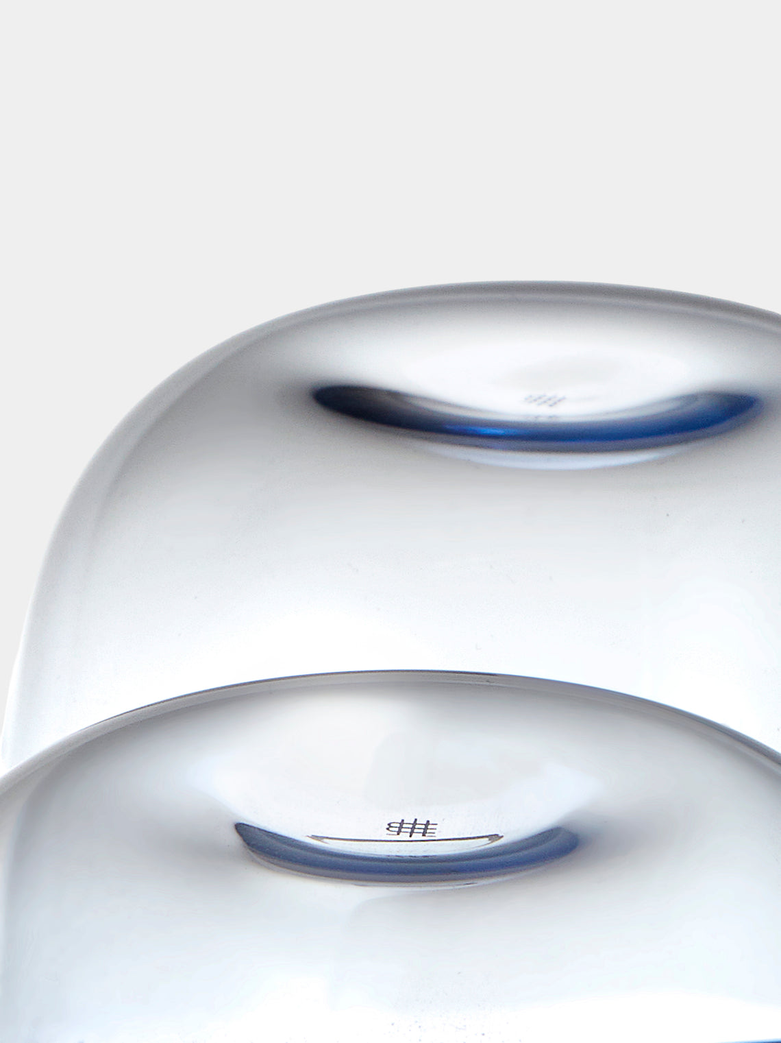 Lobmeyr - | Set of 2 | Alpha Crystal Tumblers - Blue - ABASK