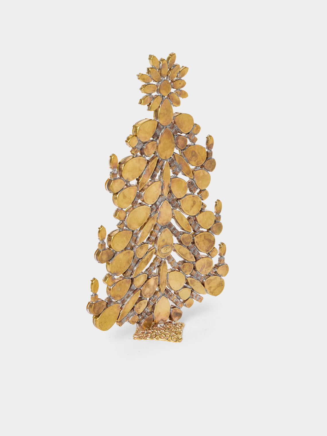 ABASK Decorations - Festive Czech Crystal Tree - Yellow - ABASK