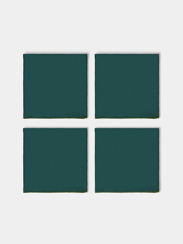 Borgo delle Tovaglie - Filo Linen Extra Large Napkins (Set of 4) - Green - ABASK - 