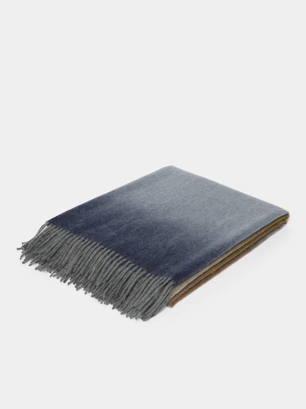Begg x Co - Nuance Ombré Cashmere Throw (72in/1.8m) - Multiple - ABASK