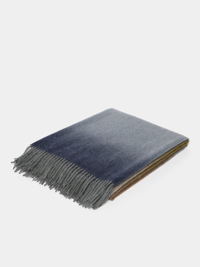 Begg x Co - Nuance Ombré Cashmere Throw (72in/1.8m) - Multiple - ABASK