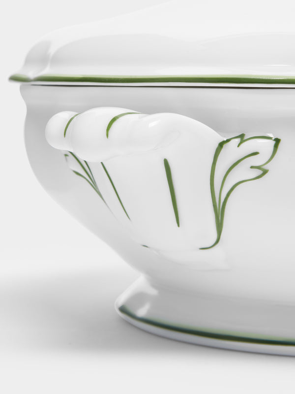 Raynaud - Touraine Hand-Painted Porcelain Vegetable Dish -  - ABASK