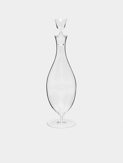 Lobmeyr - Josef Hoffmann Patrician Hand-Blown Crystal Wine Decanter - Clear - ABASK - 