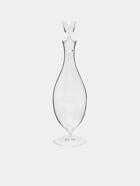 Lobmeyr - Josef Hoffmann Patrician Hand-Blown Crystal Wine Decanter - Clear - ABASK - 