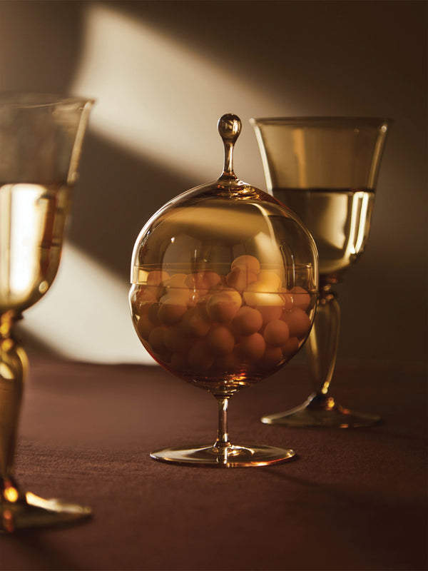 Lobmeyr - Hand-Blown Crystal Candy Dish - Gold - ABASK