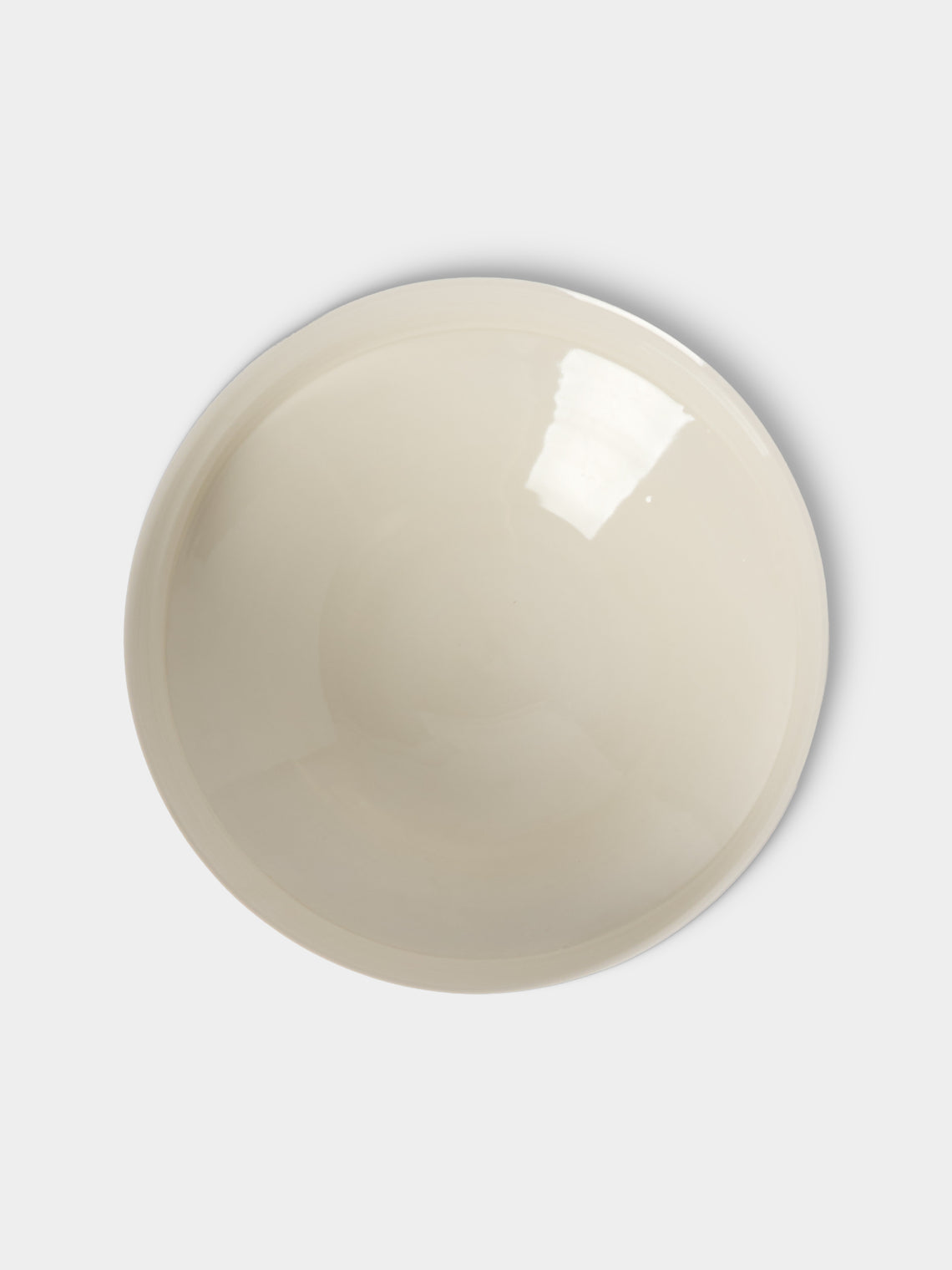 Johanne Coker - No. 10 Hand-Thrown Porcelain Bowl - White - ABASK