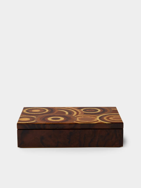Mastellone Giuseppe - Wood Inlay Jewelry Box - Brown - ABASK - 