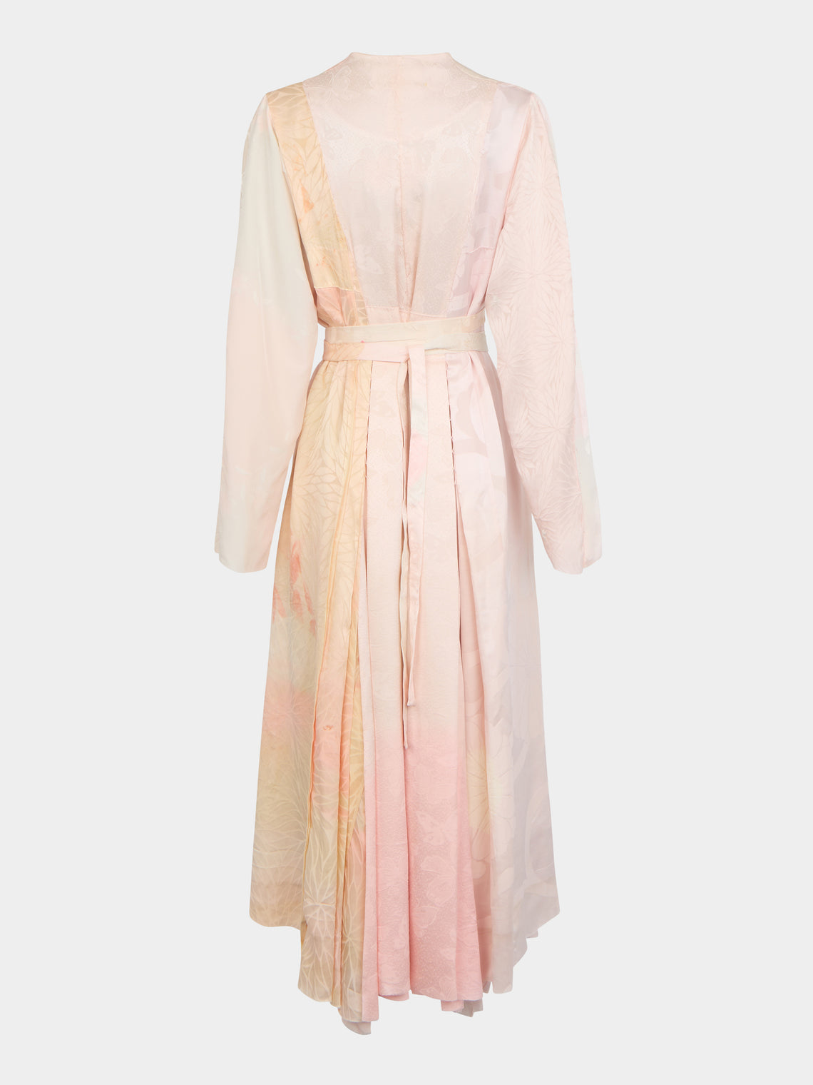 Considered Objects - Irregular Hand-Stitched Silk Robe - Pink - ABASK