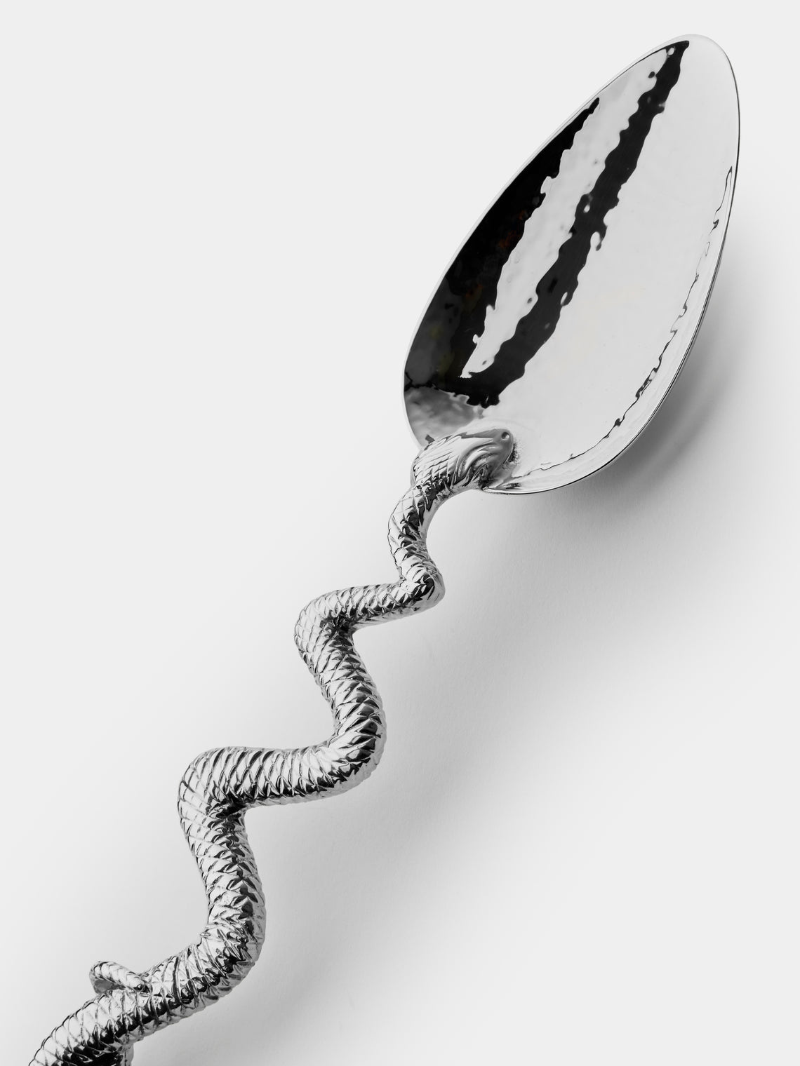 Pampaloni - Medusa Silver-Plated Serving Utensils (Set of 2) - Silver - ABASK