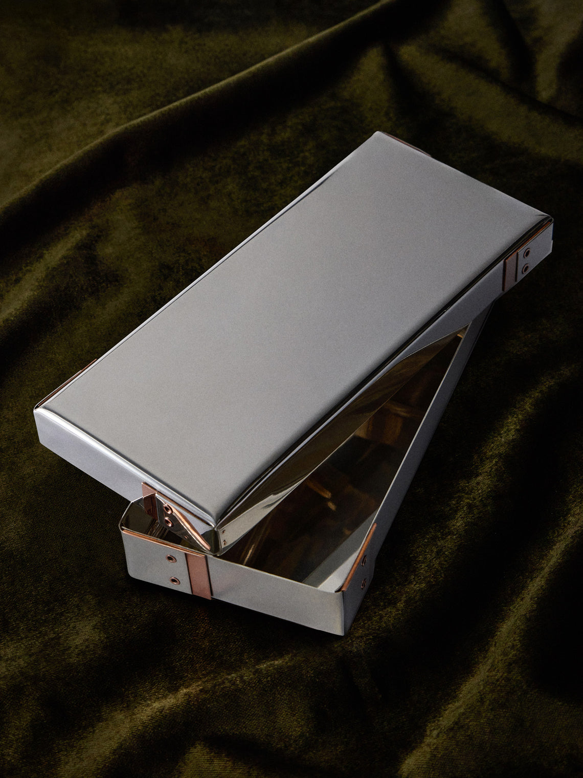 San Lorenzo - 1972 Afra and Tobia Scarpa Sterling Silver Rectangular Box - Silver - ABASK