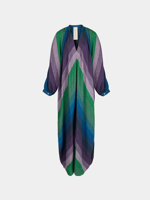 Marrakshi Life - The V-Neck Tourag Dress | Size: XS - Multiple - ABASK - 