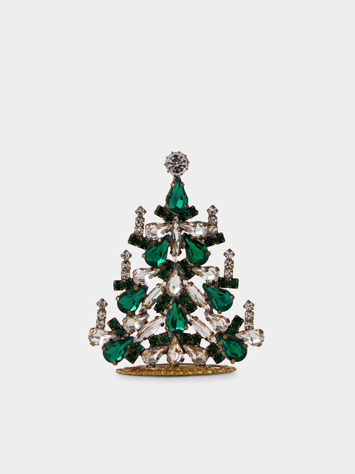 ABASK Decorations - Magical Czech Crystal Tree - Green - ABASK