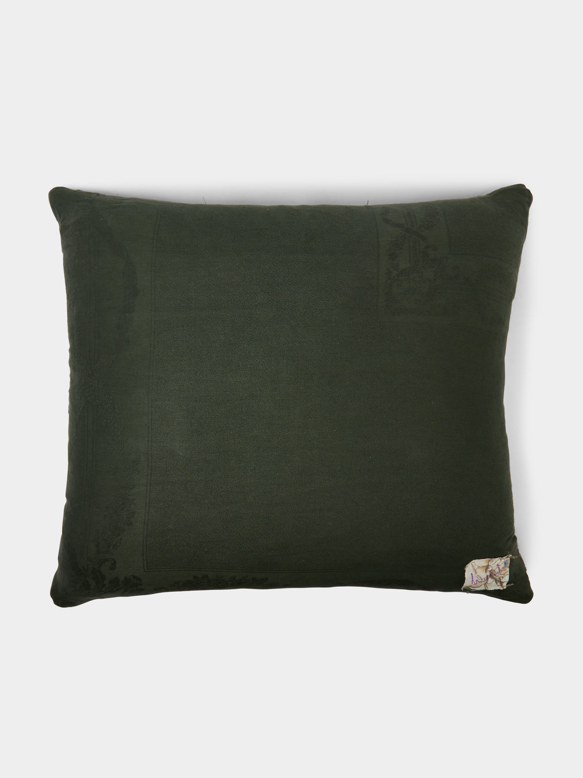 By Walid - 19th-Century French Needlepoint Wool Cushion -  - ABASK