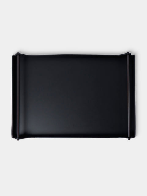 RUDI - Circuit Leather Tray (24in/60.5cm) - Black - ABASK - 