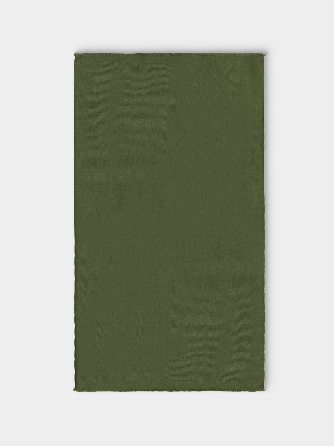 Me & K - Merino Wool and Cashmere King-Size Blanket (106in/2.7m) - Green - ABASK - 