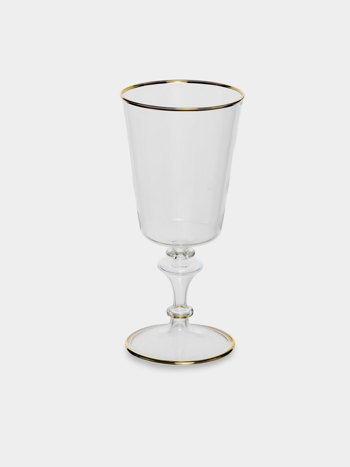 Alya Tannous - | Set of 6 | Vienna Large Wine Glasses - Clear - ABASK - 
