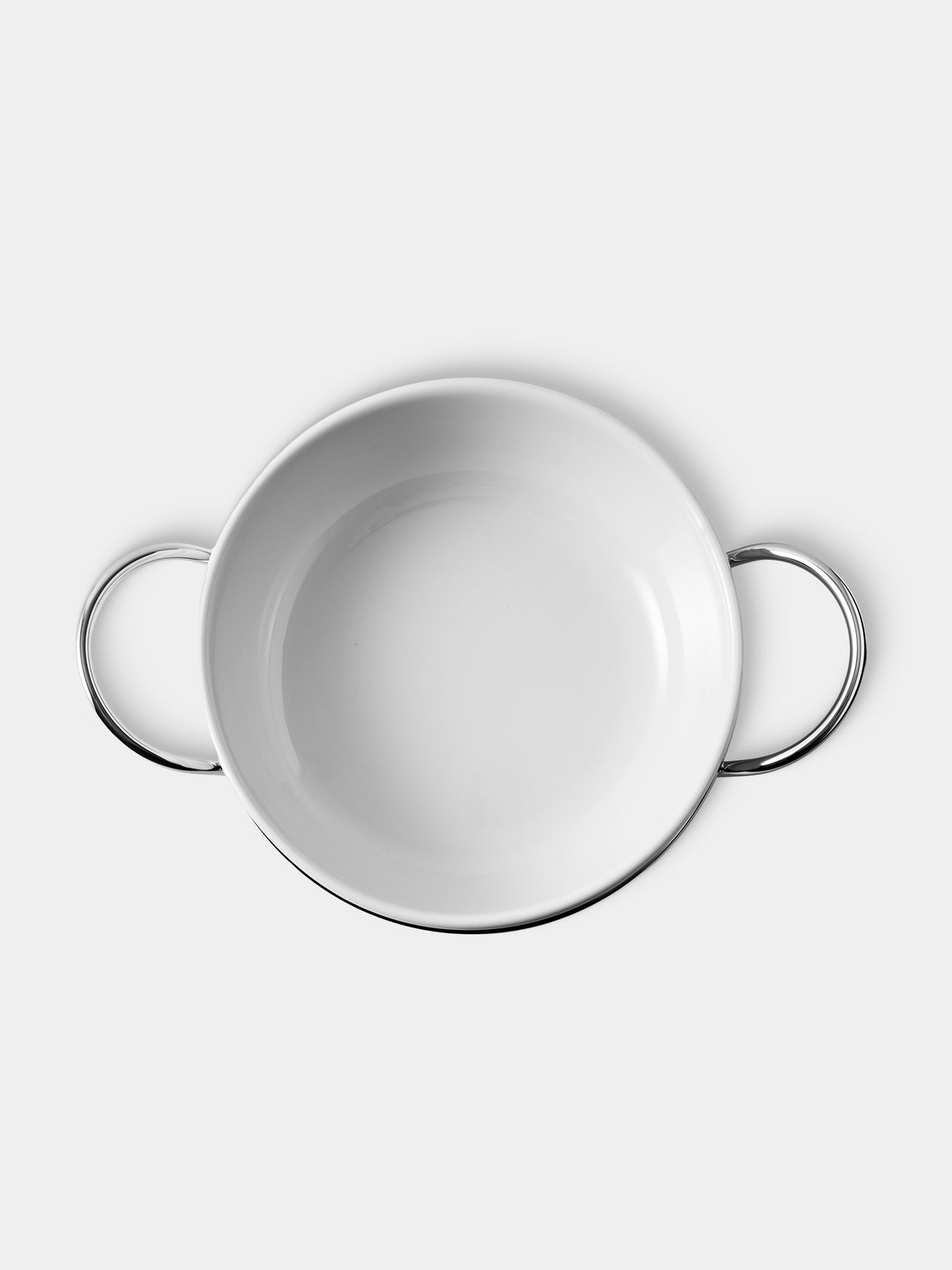 Greggio - Grand Gourmet Silver-Plated Dish with Stand - Silver - ABASK