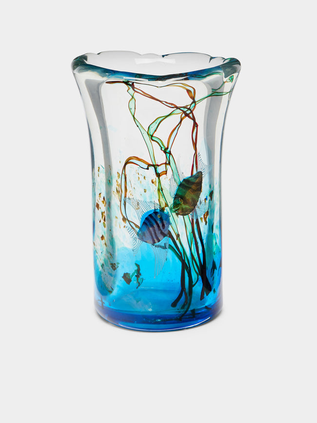Antique and Vintage - 1950s Mazzuccato Murano Glass Aquarium Vase -  - ABASK - 
