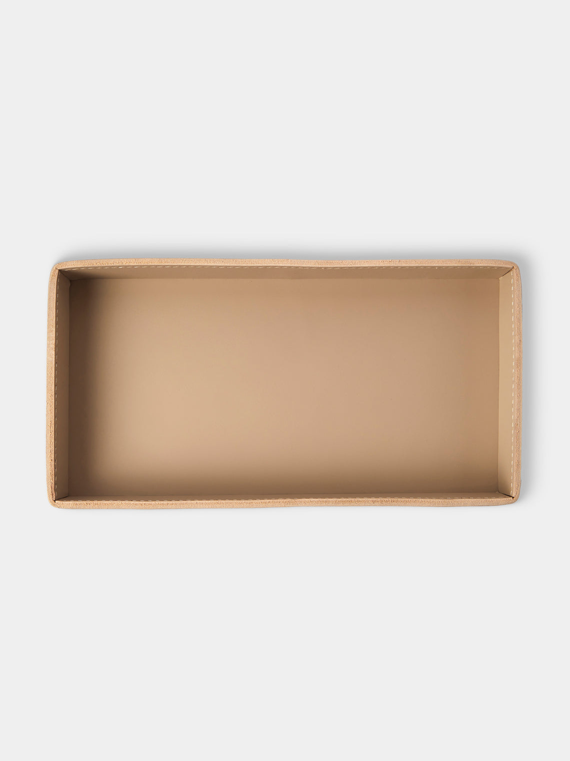Rabitti 1969 - Todi Leather Valet Tray (10in/25cm) - Cream - ABASK - 