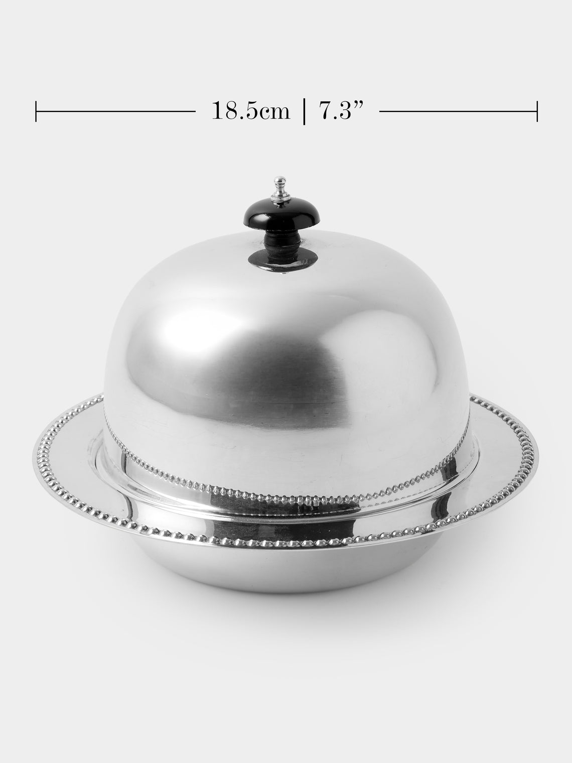 Antique and Vintage - 1920s Silver-Plated Lidded Dish - Silver - ABASK