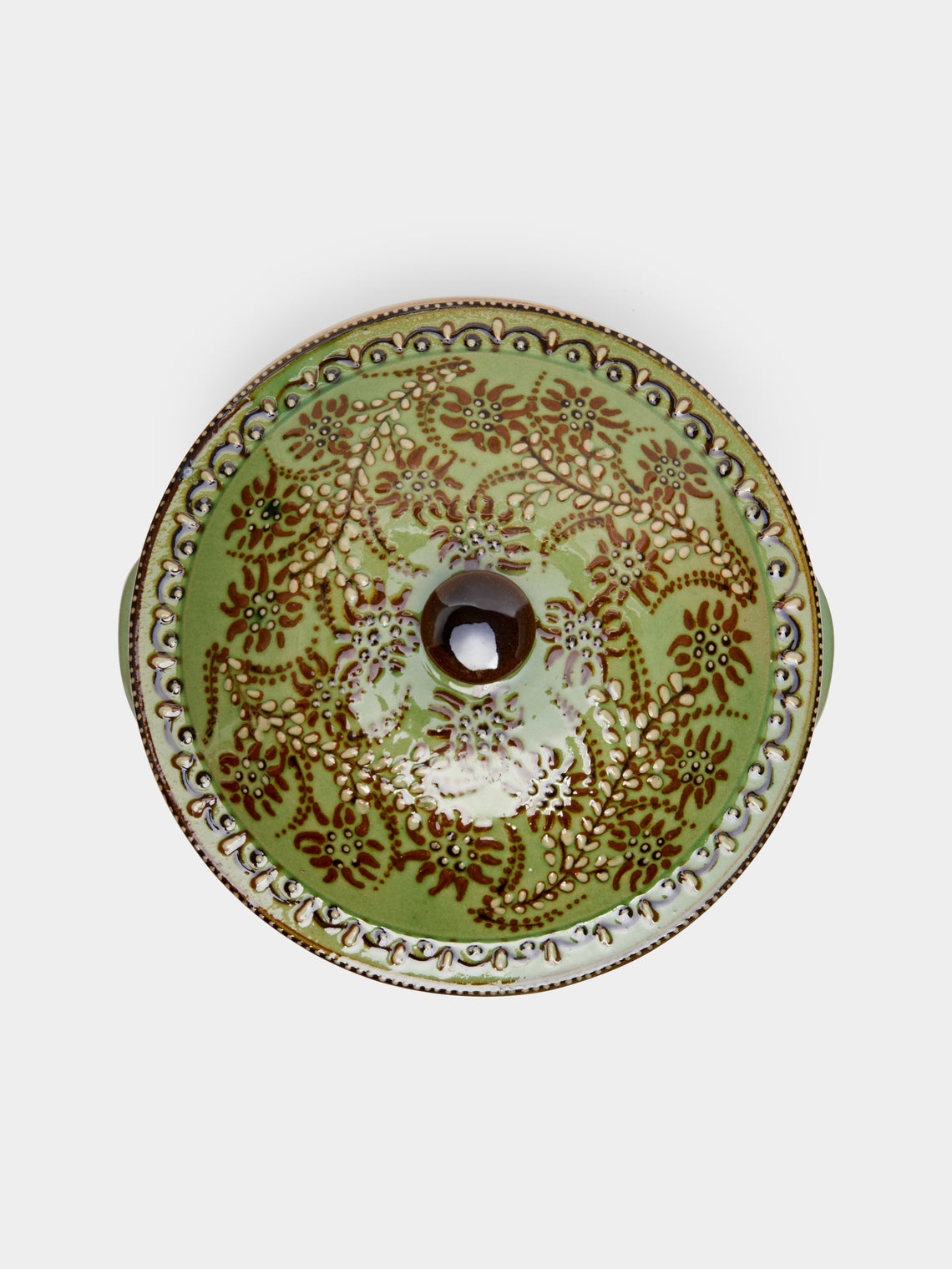 Poterie d’Évires - Flowers Hand-Painted Ceramic Lidded Tureen -  - ABASK