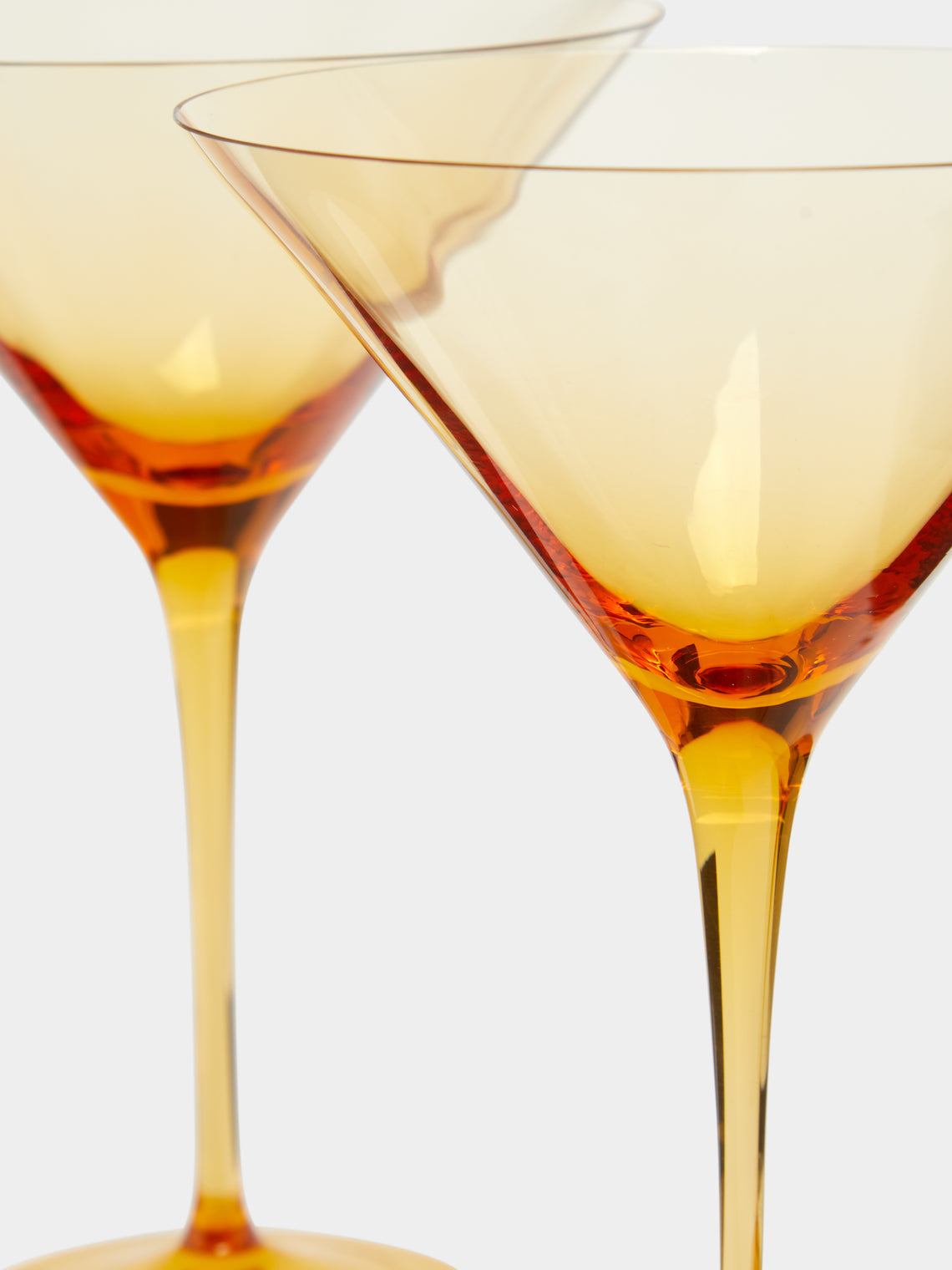 Optic Hand-Blown Crystal Martini Glasses – 10oz/290ml (Set of 2)