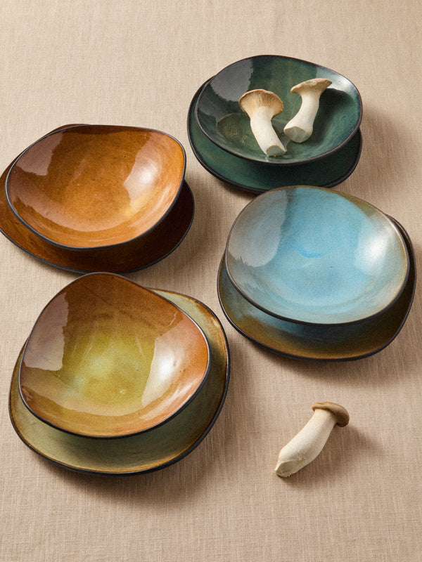 Hana Karim Studio - Hand-Built Stoneware Pasta Bowls (Set of 4) - Multiple - ABASK