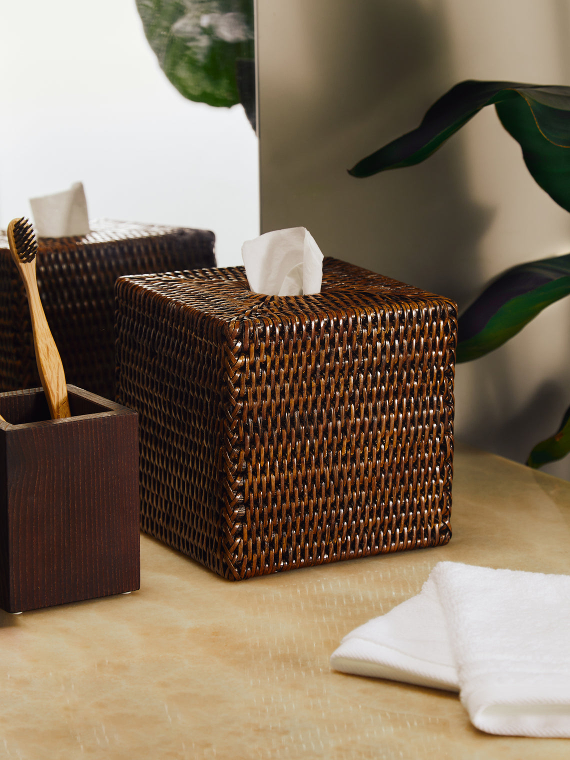 Décor Walther - Handwoven Rattan Tissue Box -  - ABASK