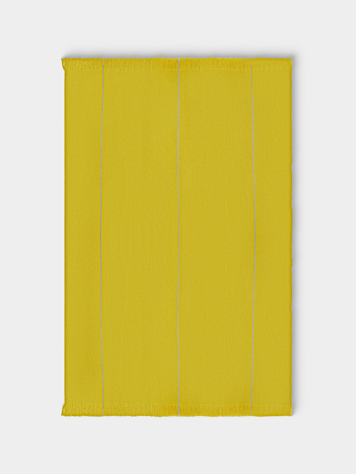Otherways - 3 Lines Handwoven Yak Blanket (79in/2m) - Yellow - ABASK - 