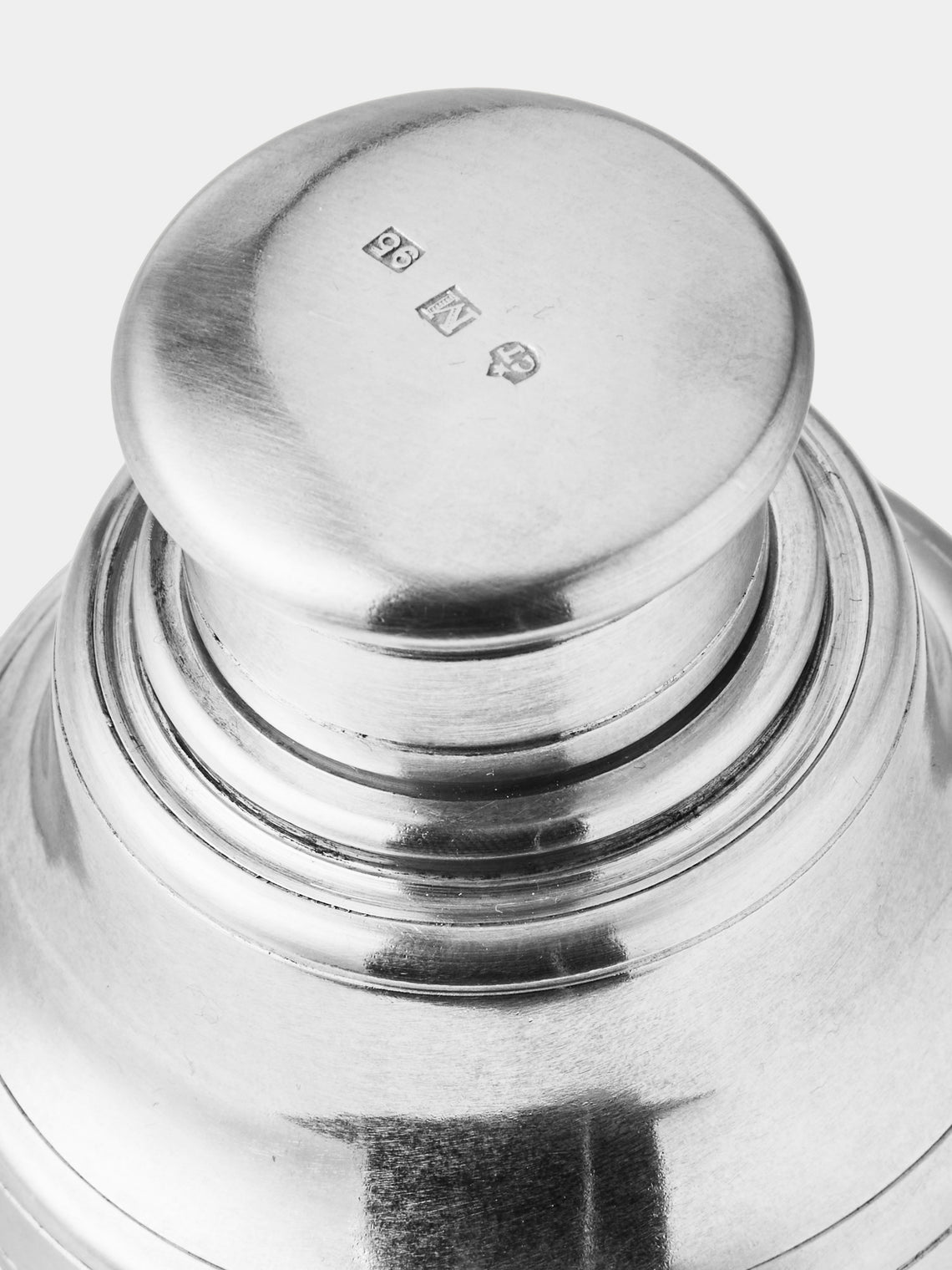 Cosi Tabellini - Piemonte Pewter Cocktail Accessories (Set of 4) - Silver - ABASK