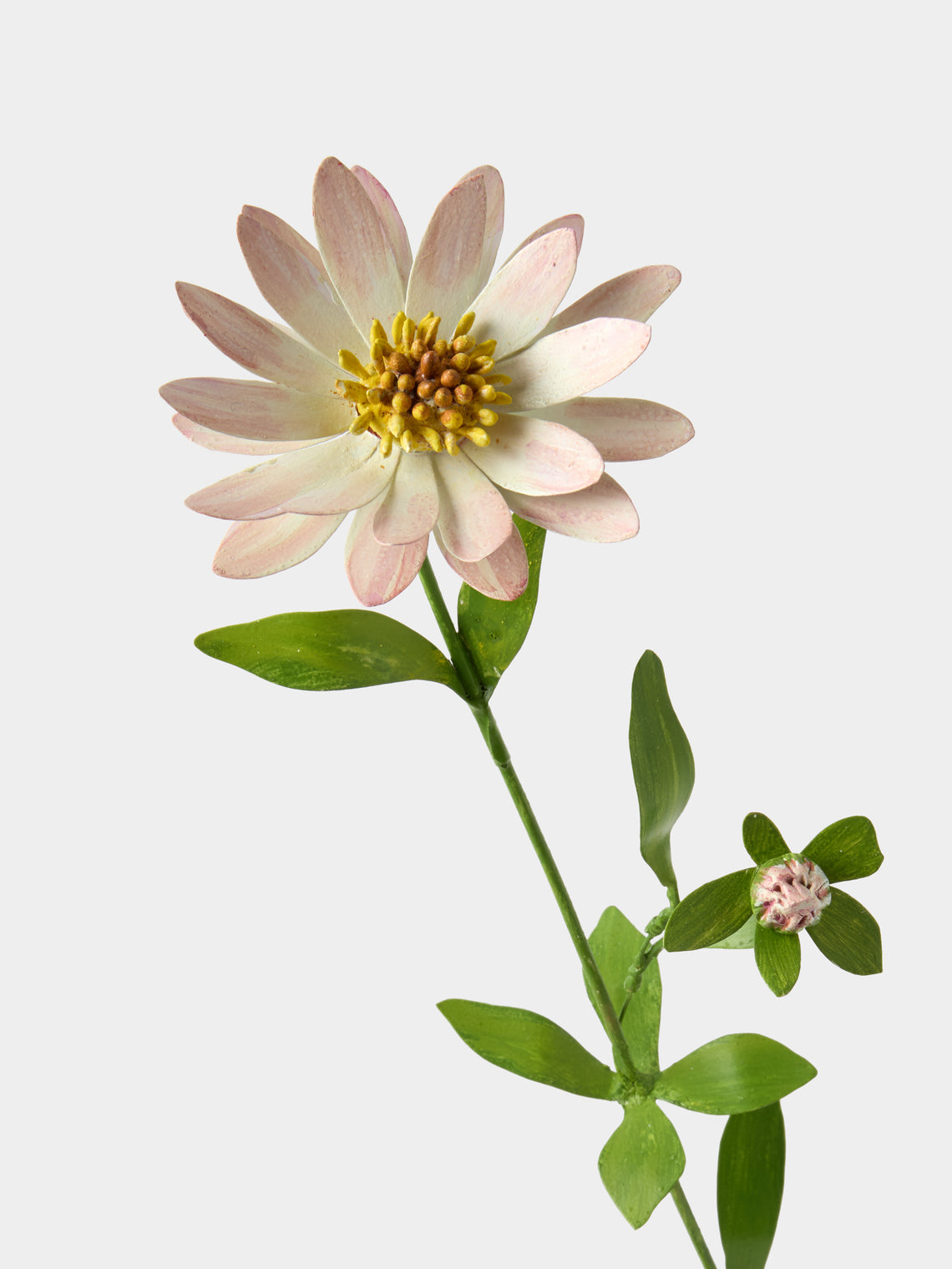 Erbavoglio Milano - Hand-Painted Copper Ornamental Flower - Pink - ABASK