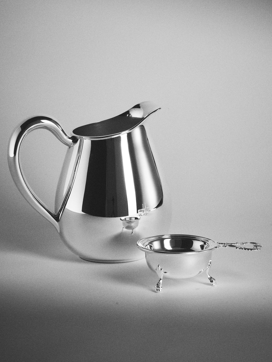 Greggio - Silver-Plated Tea Strainer - Silver - ABASK